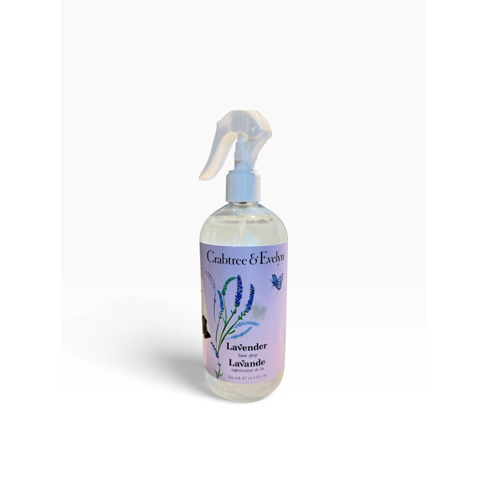 Crabtree & Evelyn Lavender Linen Spray 16.9 oz 500 mL Discontinued